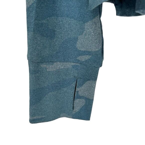 Spyder Camo Hoodie Pullover Long Sleeve Top Blue Large - Picture 8 of 9